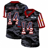 Nike Seattle Seahawks 14 Metcalf 2020 USA Camo Salute to Service Limited Jersey zhua,baseball caps,new era cap wholesale,wholesale hats